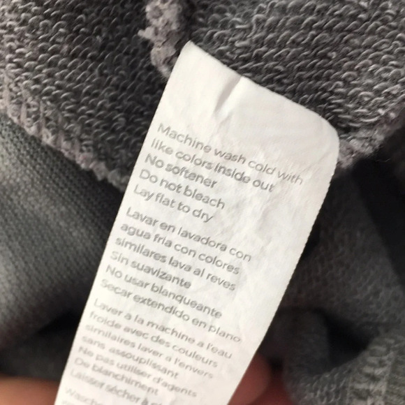 Fabletics Gray Sweatshirt Womens Medium Cotton Pullover - Picture 7 of 10